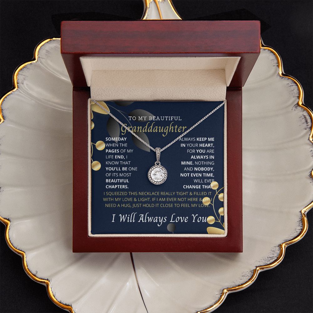 To My granddaughter, the most beautiful pages in my life