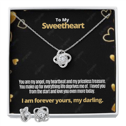 My Sweetheart, you are my treasure, for girlfriends and wifes.