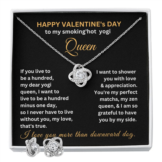 For My Smokin'g Hot Yogi Queen Wife, Girlfriend on Valentine's Day.