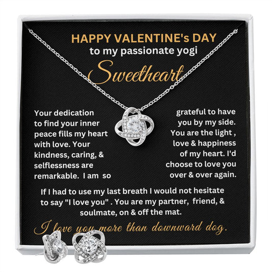 For My Passionate Yogi Sweetheart Wife or Girlfriend on Valentine's Day.