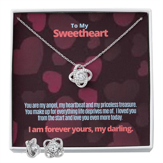 To My Sweetheart, you are my treasure for a girlfriend or wife.