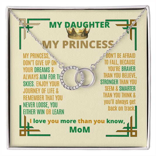 To My Daughter, Go for Your Dreams.