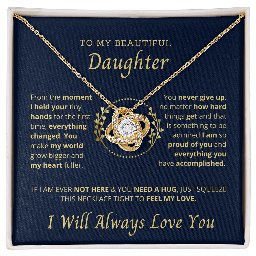 To My beautiful Daughter- Necklace Gift
