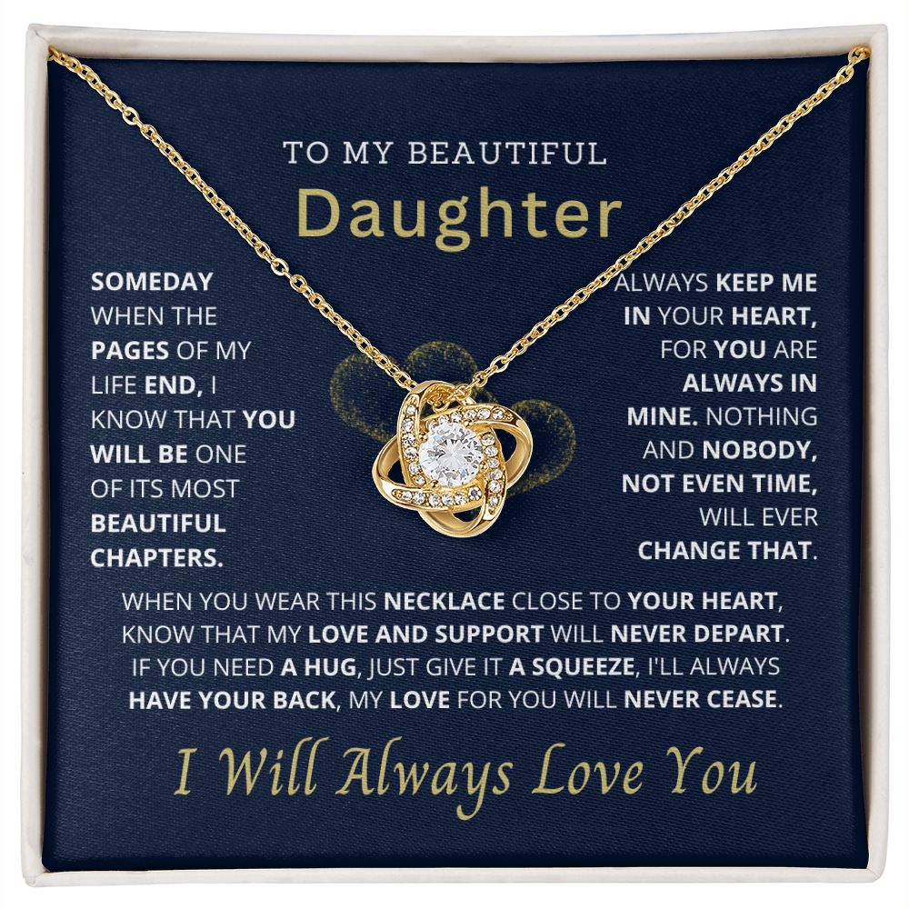To my beautiful daughter.