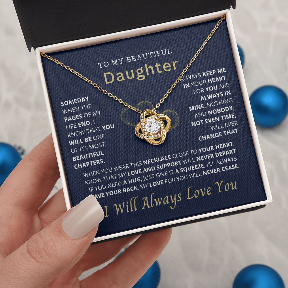 To my beautiful daughter.