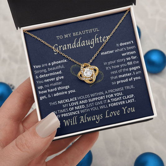 To my beautiful granddaughter.