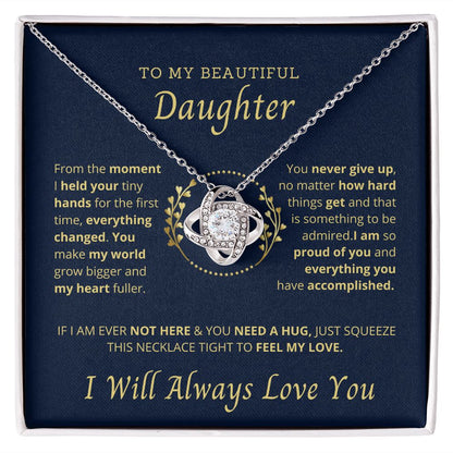 To My beautiful Daughter- Necklace Gift