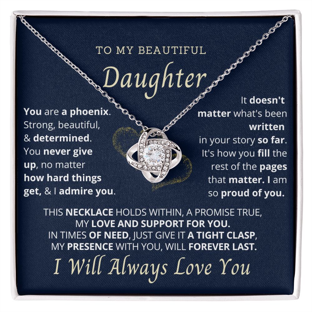 To my beautiful daughter.