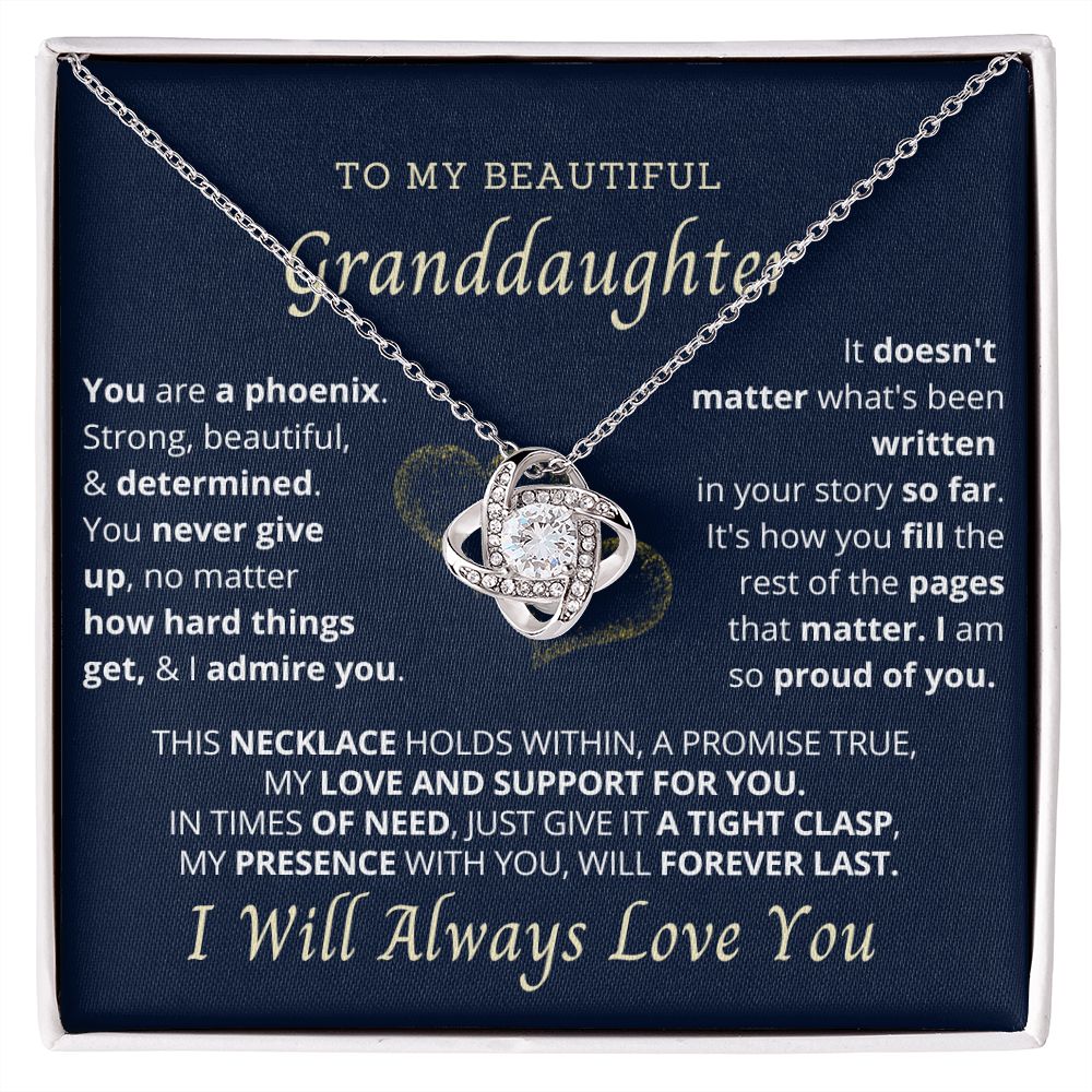To my beautiful granddaughter.