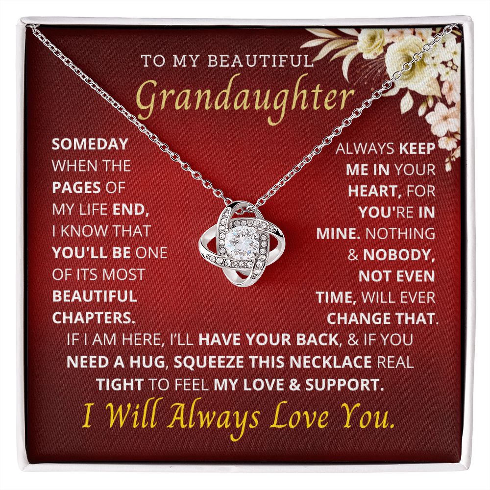 To my beautiful granddaughter.