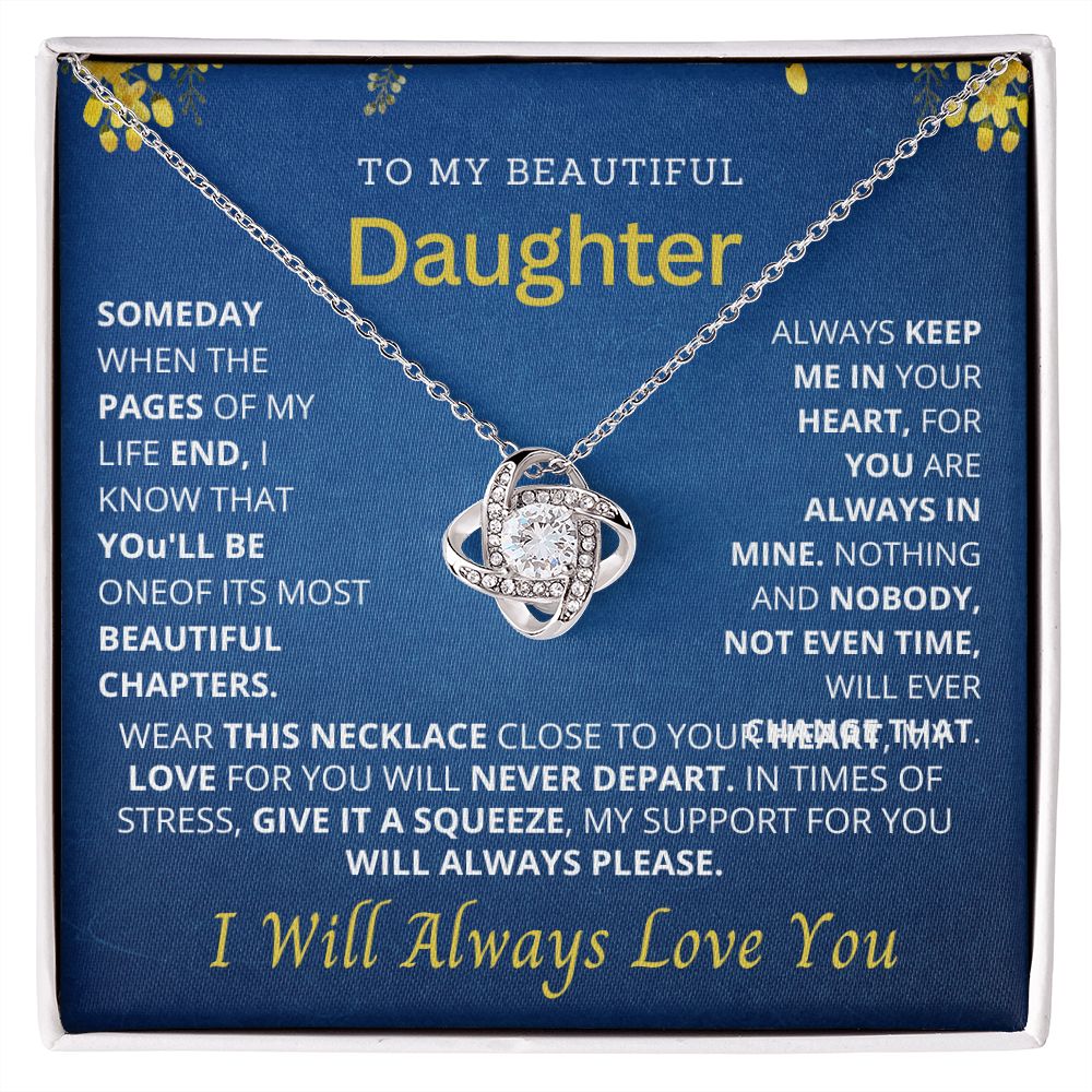 To my beautiful daughter.