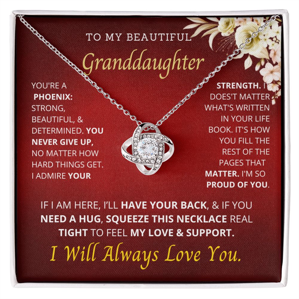 To my beautiful granddaughter.