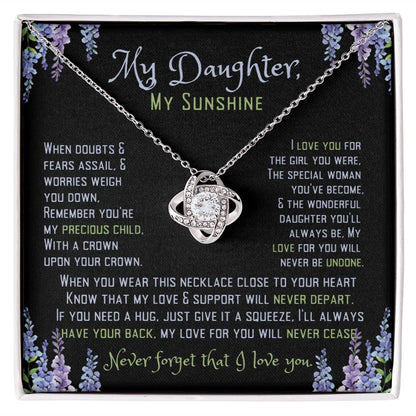 To My Sunshine, My Daughter,