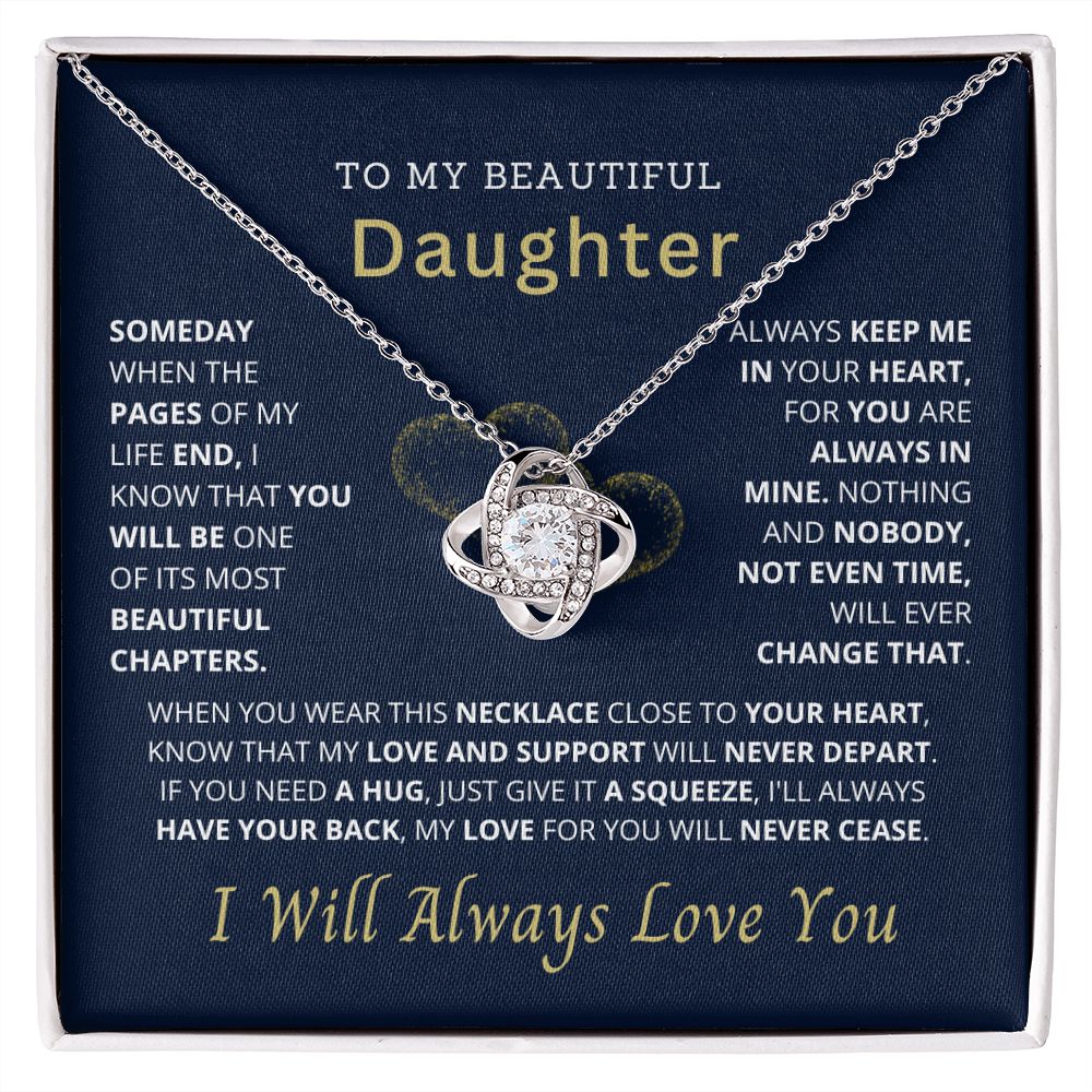 To my beautiful daughter.