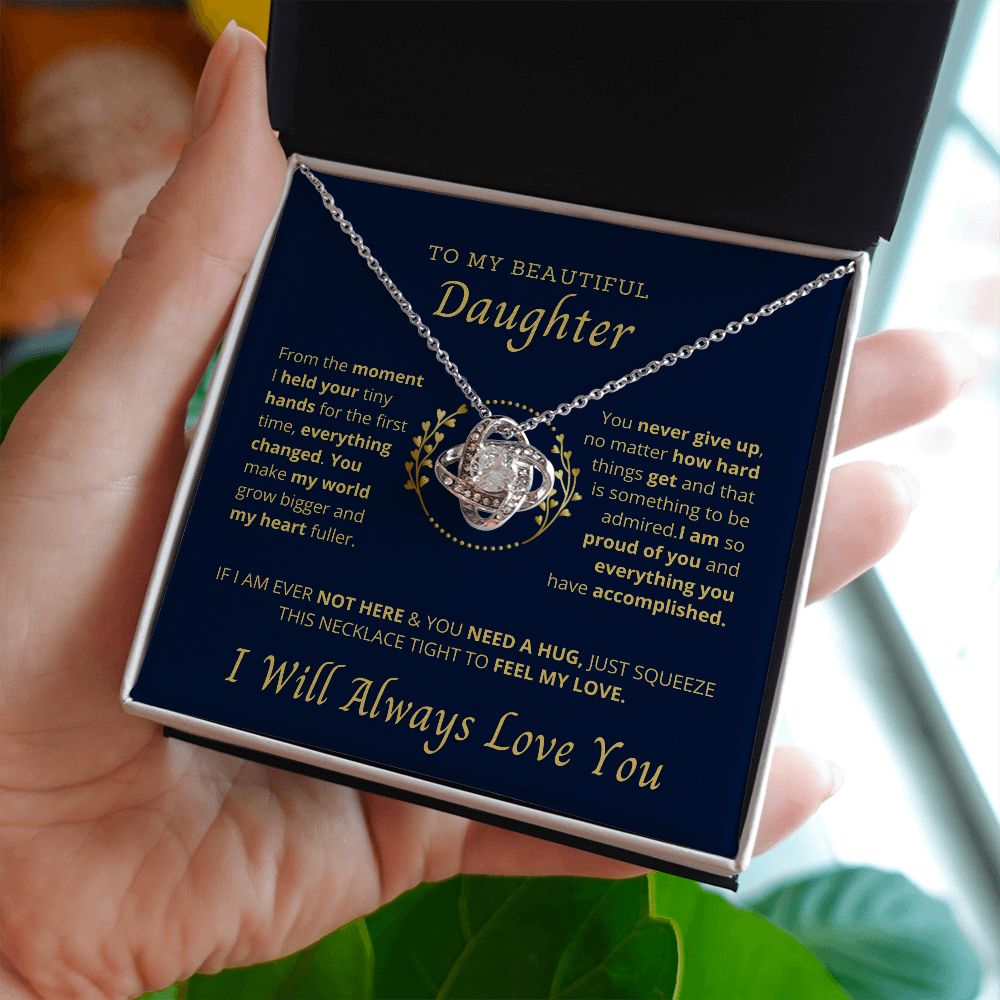 To My beautiful Daughter- Necklace Gift