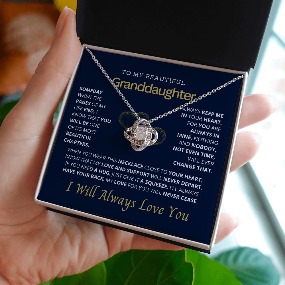 To my beautiful granddaughter.