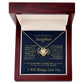 To My beautiful Daughter- Necklace Gift