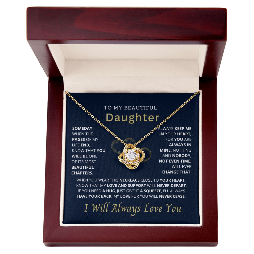 To my beautiful daughter.