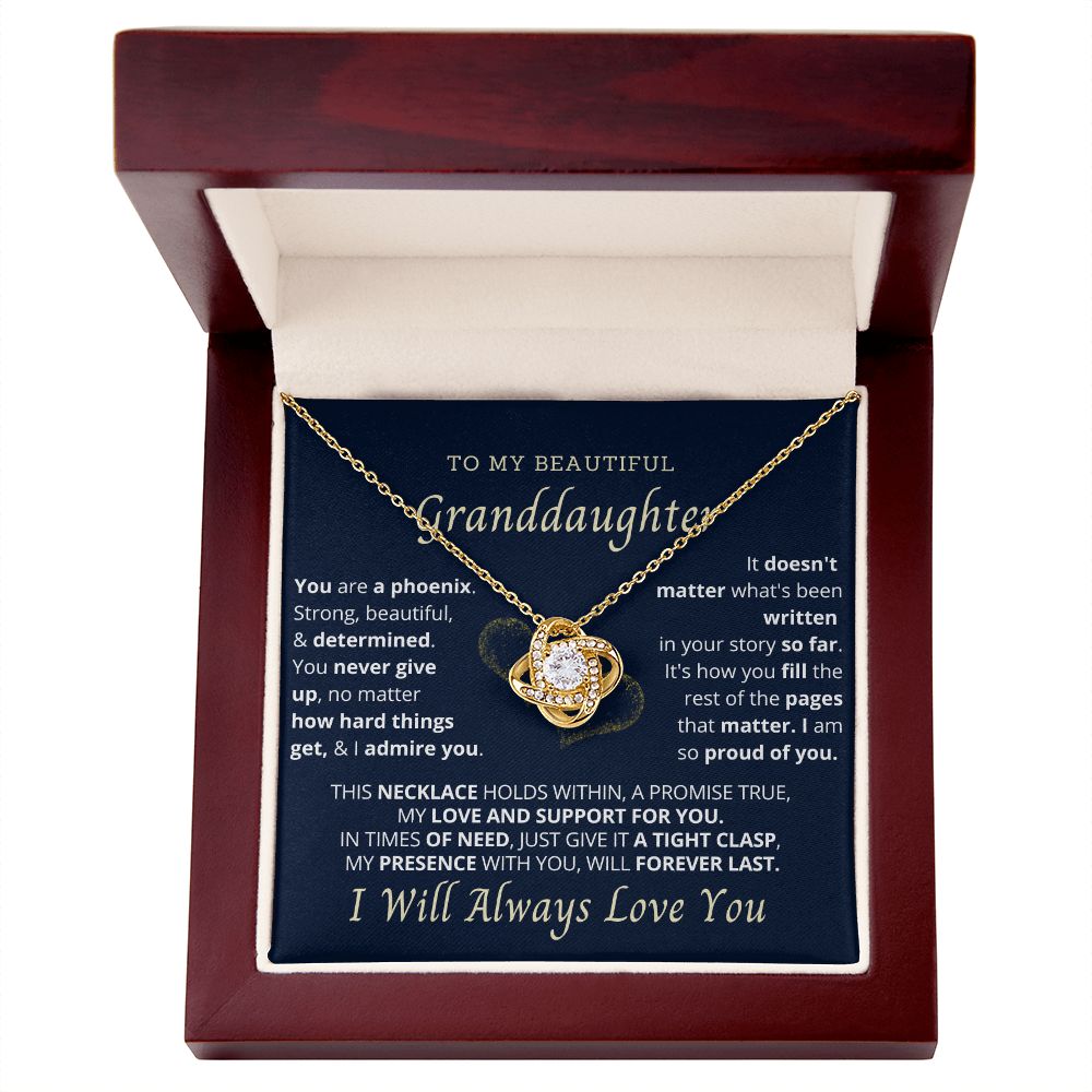 To my beautiful granddaughter.