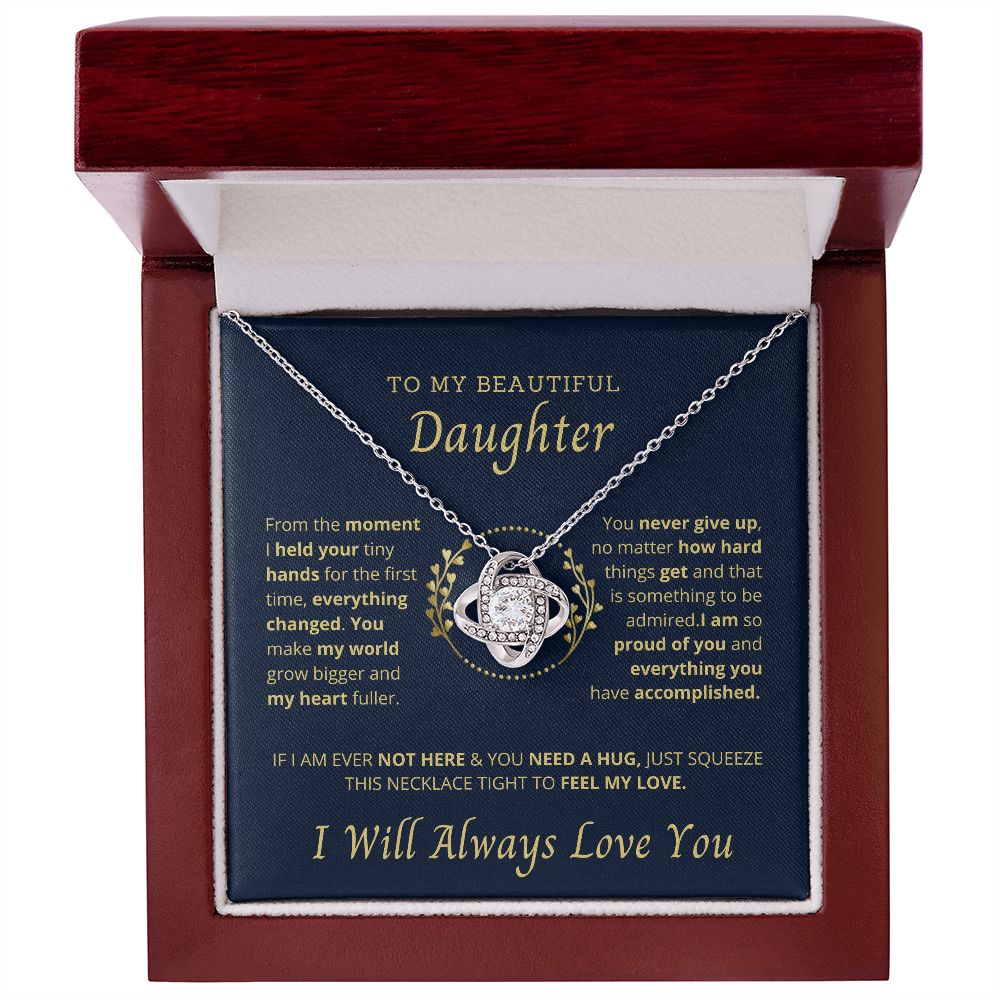 To My beautiful Daughter- Necklace Gift