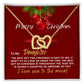 To my pretty granddaughter my gift for Christmas