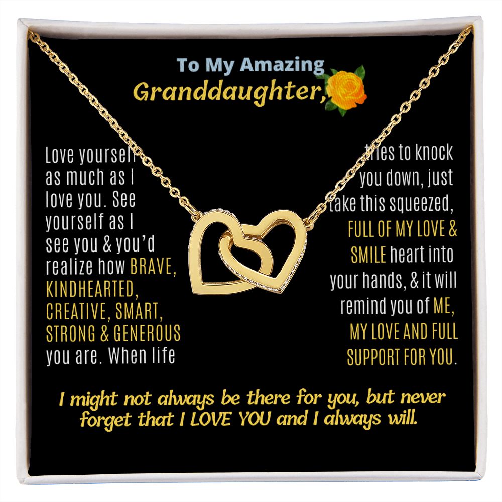 To My Granddaughter, love yourself.