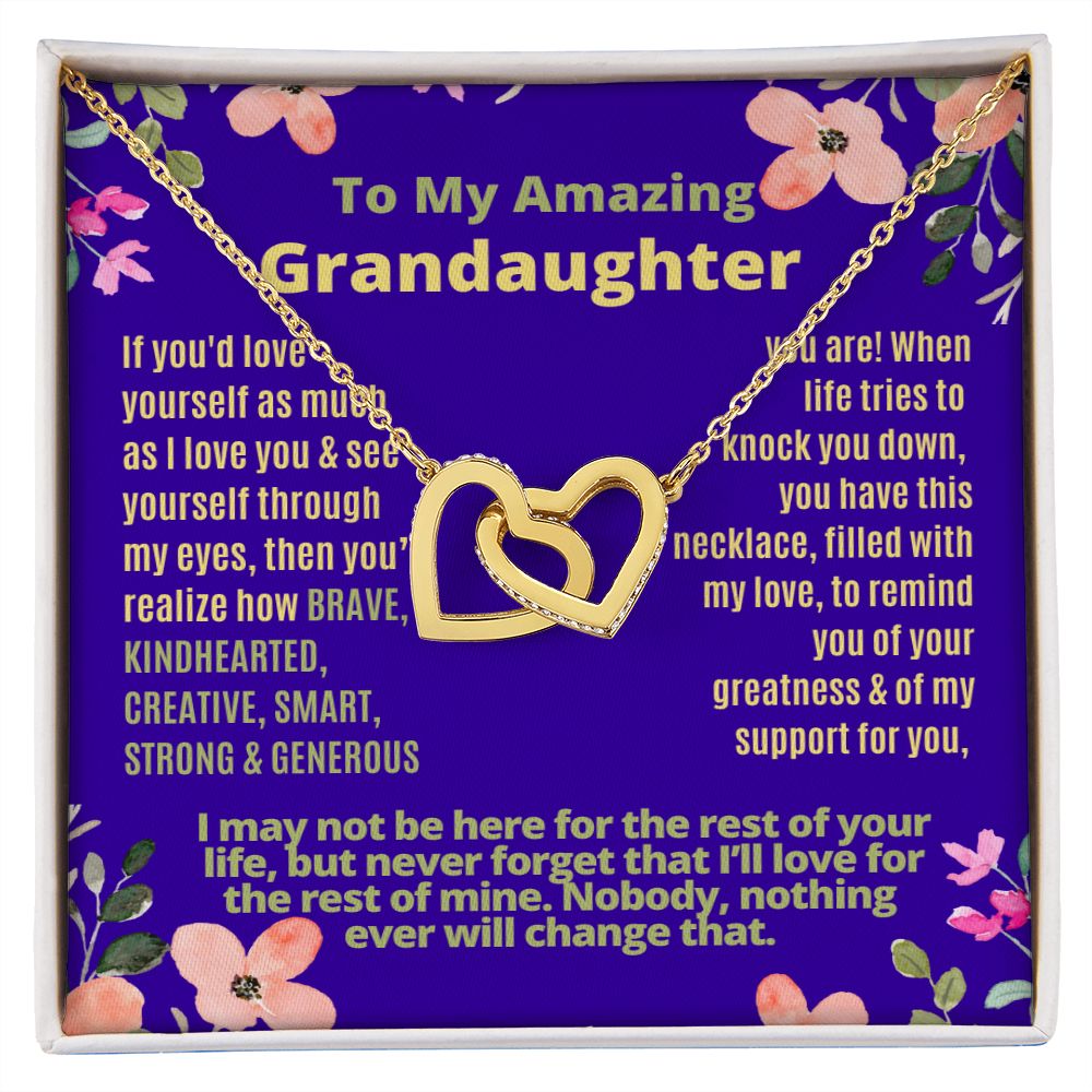 To My Granddaughter, love yourself.