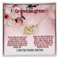 To My Granddaughter, important part of my life book.