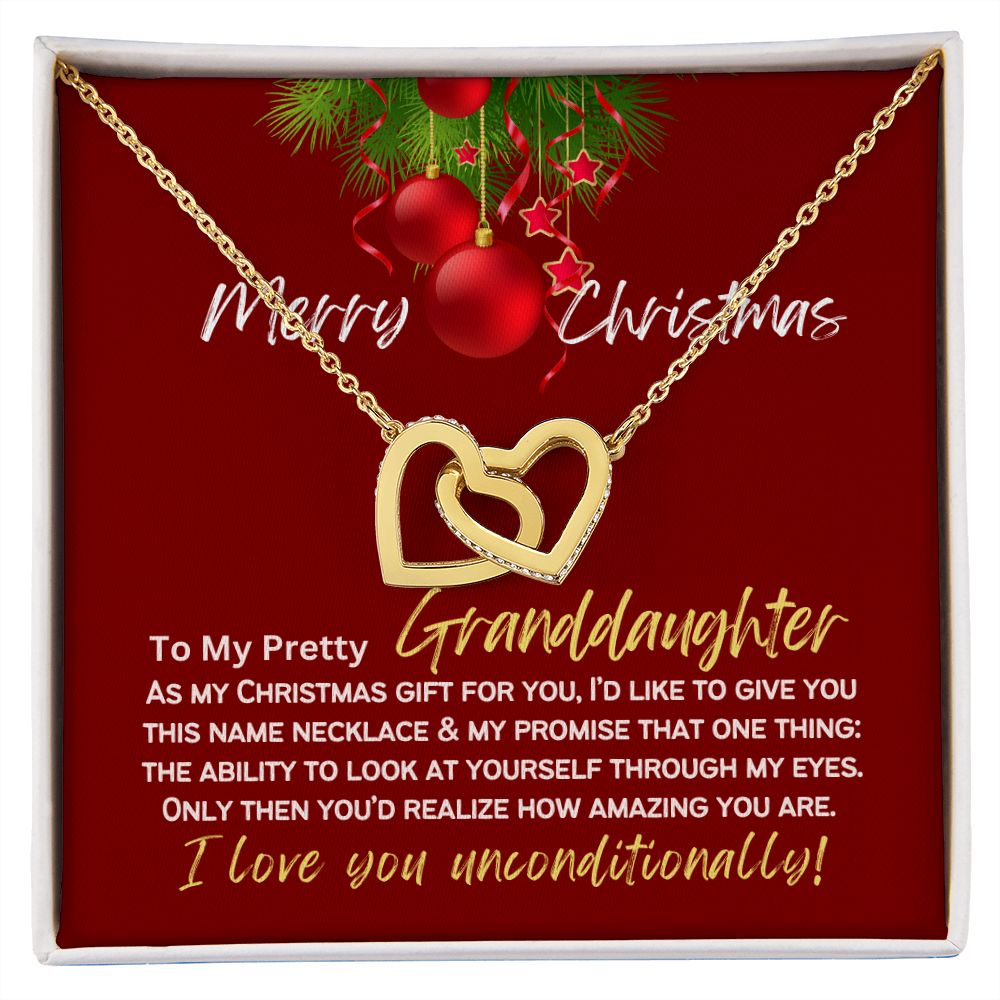 To my pretty granddaughter my gift for Christmas