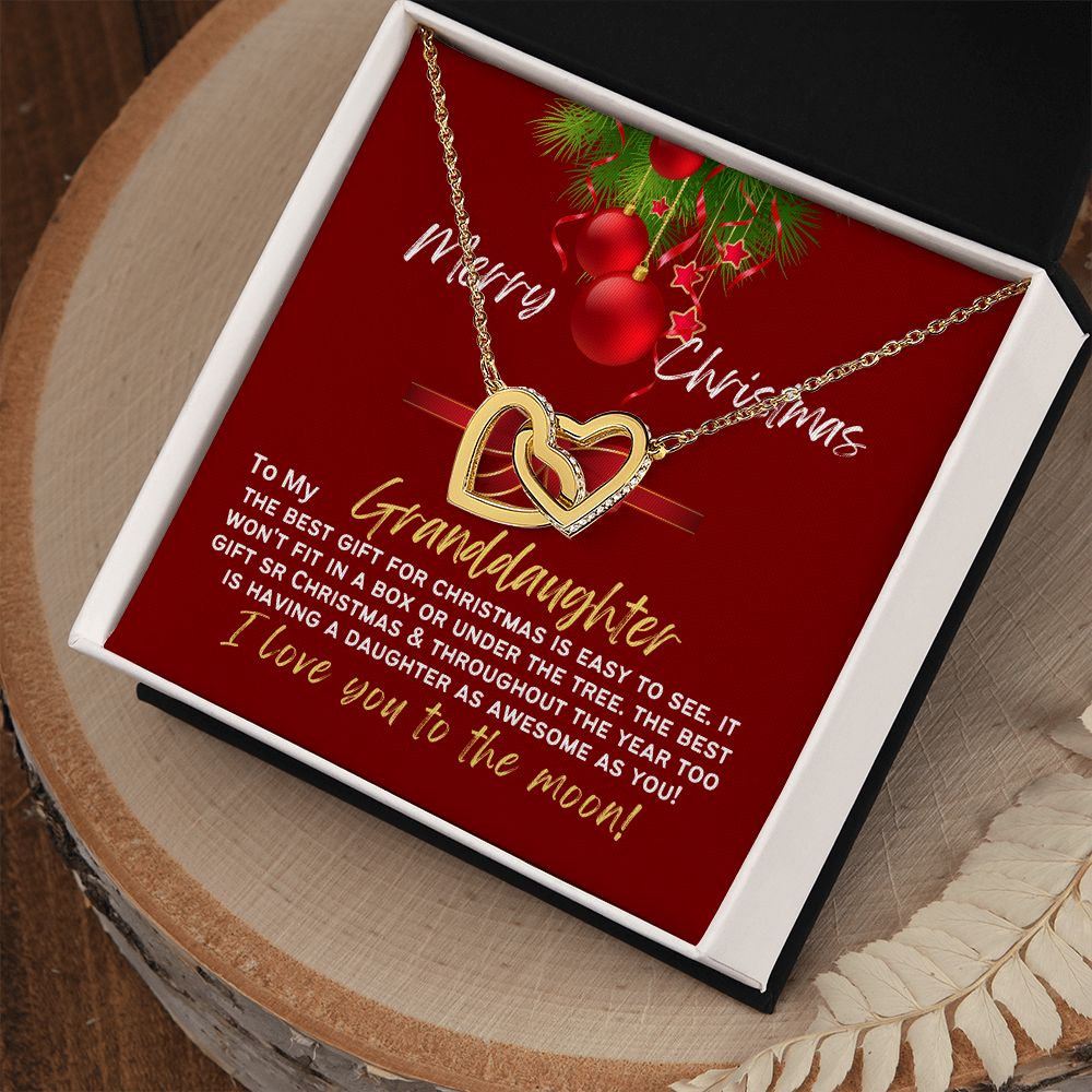 To my pretty granddaughter my gift for Christmas