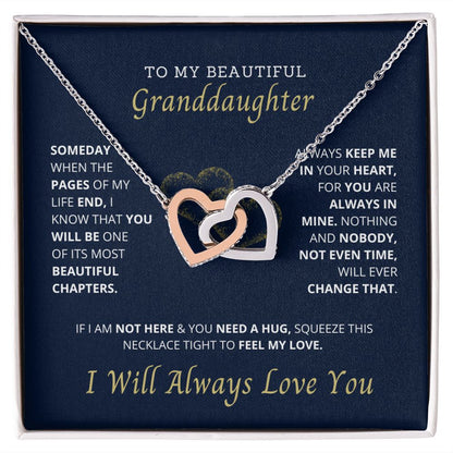 My Granddaughter, you are the most important chapter of my life.