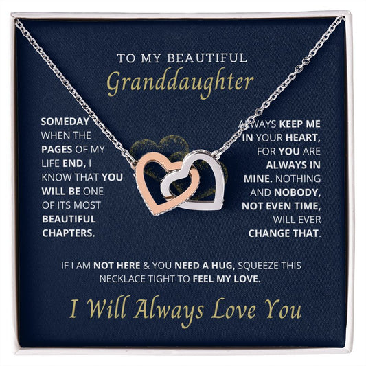 My Granddaughter, you are the most important chapter of my life.