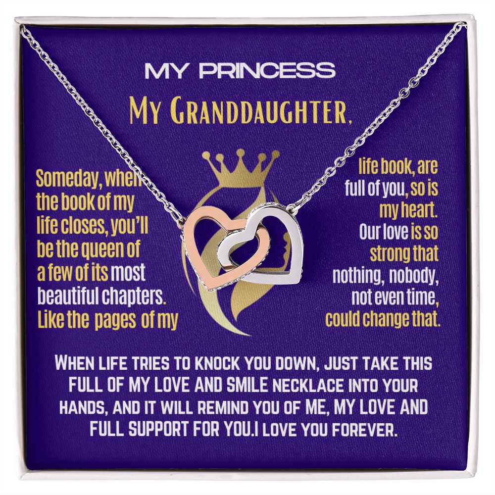 My princess, my granddaughter, a part from my life book.