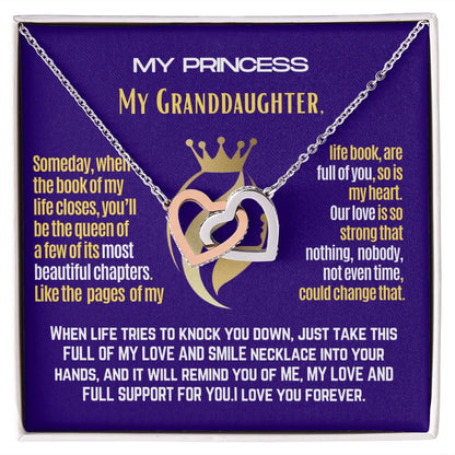 My princess, my granddaughter, a part from my life book.