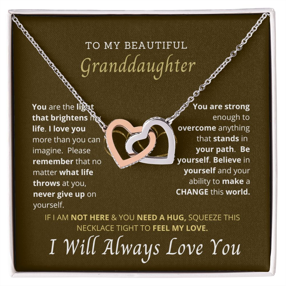 My Granddaughter, thank you for lightening my life!