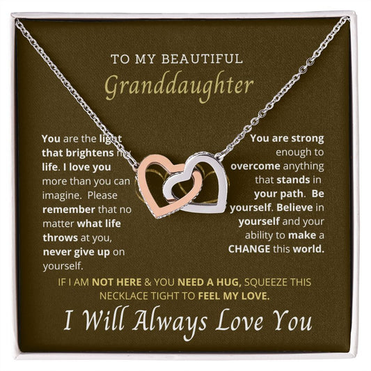 My Granddaughter, thank you for lightening my life!
