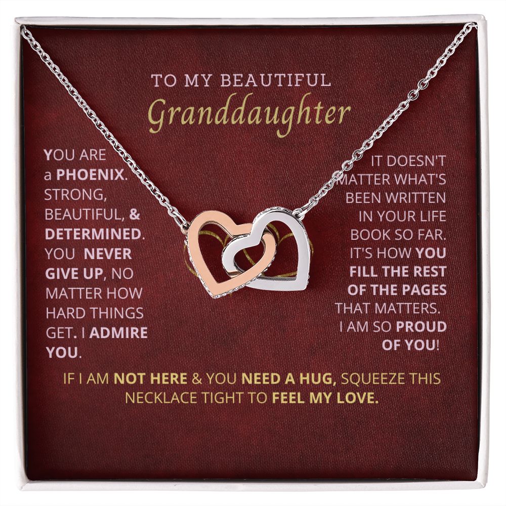 My Phoenix Granddaughter, You are so strong and persistent!