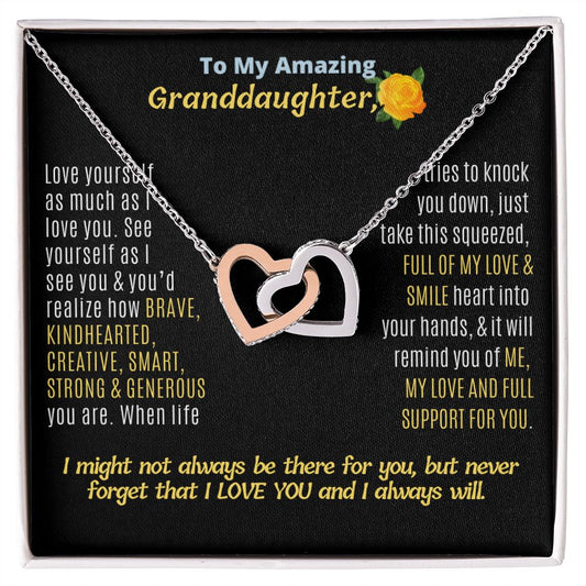 To My Granddaughter, love yourself.