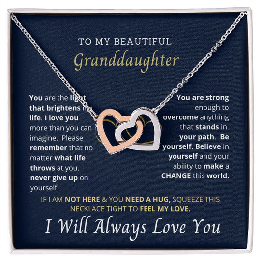 My Granddaughter, thank you for lightening my life.