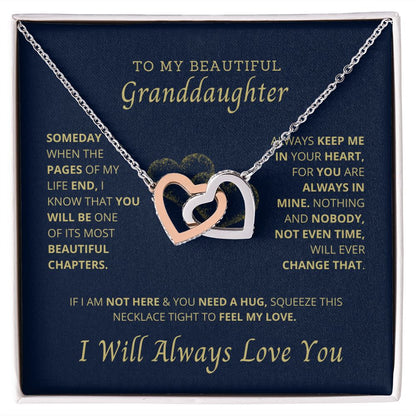 My Granddaughter, you are the most important chapter of my life.