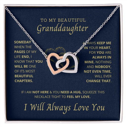 My Granddaughter, you are the most important chapter of my life.