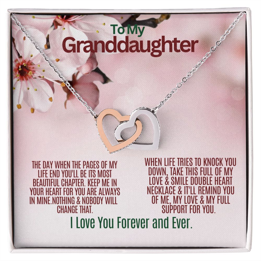 To My Granddaughter, important part of my life book.