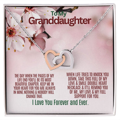 To My Granddaughter, important part of my life book.