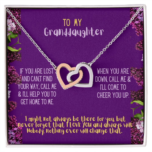 To My Granddaughter, I'll help you to find your way.