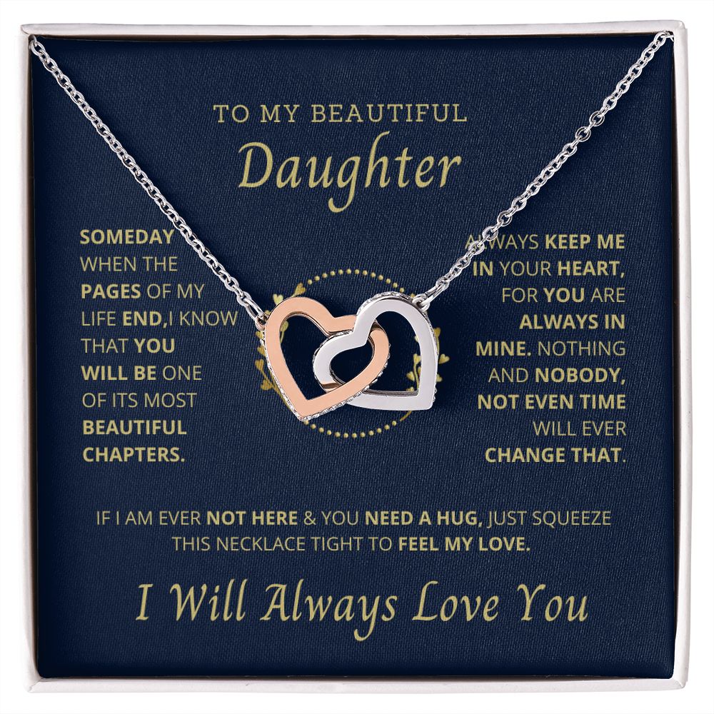 Daughter - You will Always be with me - Necklace Gift