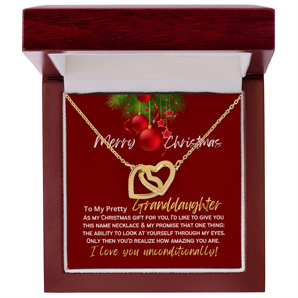 To my pretty granddaughter my gift for Christmas