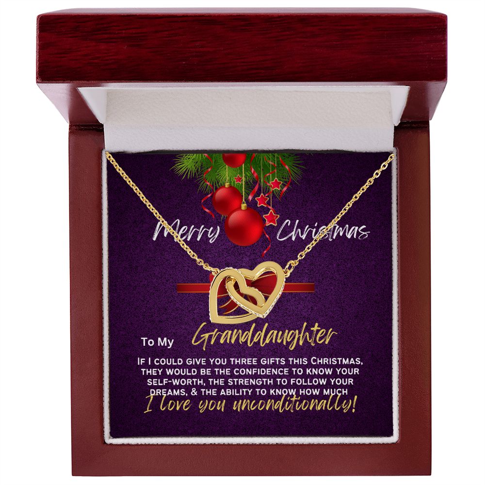 To my pretty granddaughter my gift for Christmas
