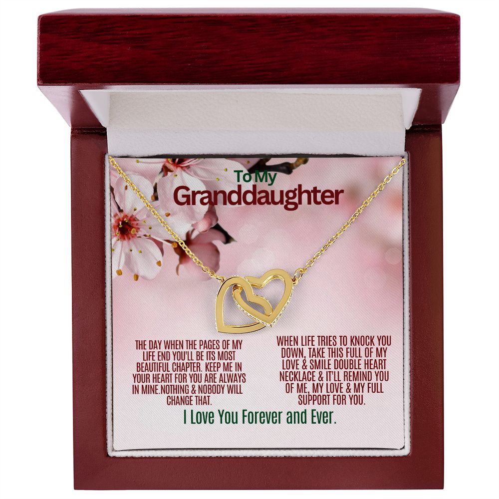 To My Granddaughter, important part of my life book.
