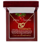 To my granddaughter, my Christmas gift for you.