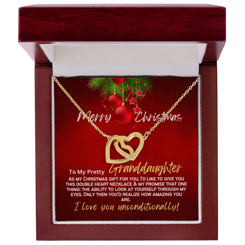 To my granddaughter, my Christmas gift for you.